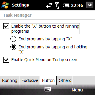 palm treo pro test - ss task manager 3