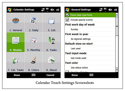 sbsh calendar touch 2
