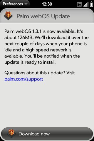webos 1.3.1 update