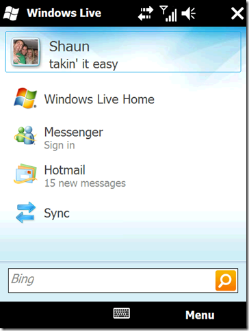 windows live wm65 update