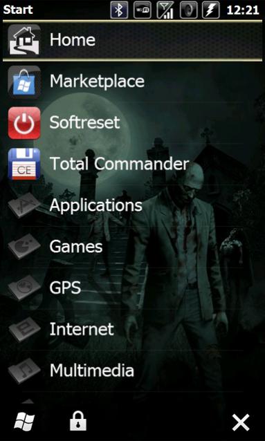 windows mobile 6.5 awesome start menu